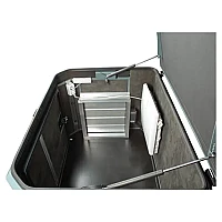 Бензиновый генератор FUBAG BS 7500 A ES в тихом зимнем кожухе 1200 RAL 7035