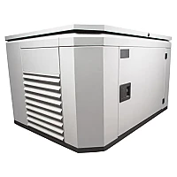 Бензиновый генератор FUBAG BS 9000 A ES в тихом зимнем кожухе 1200 RAL 7035