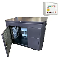 Бензиновый генератор A-iPower A13000EAX в тихом зимнем кожухе 1600 RAL 8019 + блок автозапуска A-iPower 230В/400В 100А 8 ПИН