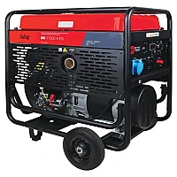 Бензиновый генератор FUBAG BS 17000 A ES в тихом зимнем кожухе 1600 RAL 7035